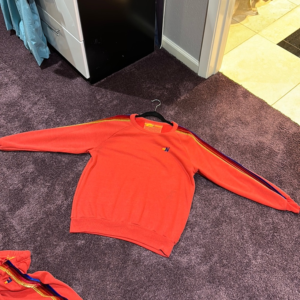 Aviator nation red sweatshirt size medium
